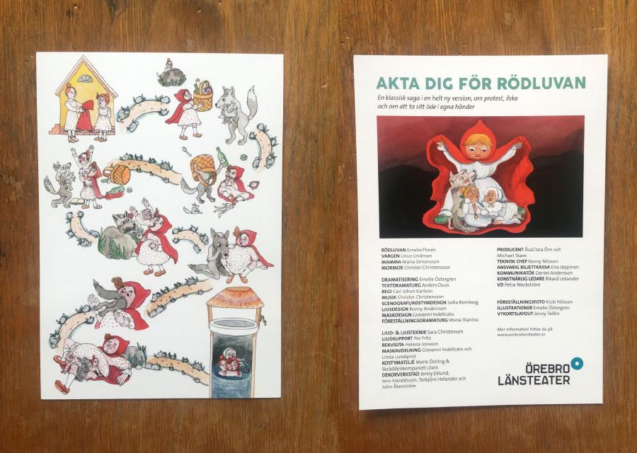 Book cover - Premiär för _Akta Dig för Rödluvan_